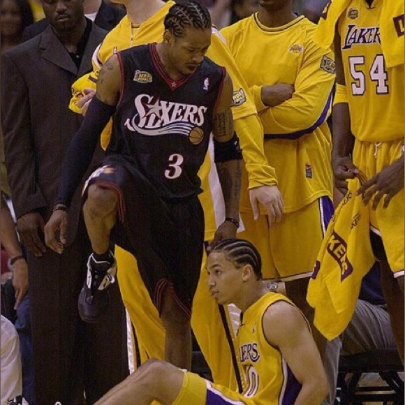 Allen Iverson Sixers Champion Jersey 🔥💥🔥💥🔥💥🔥💥 - Picture 7 of 7